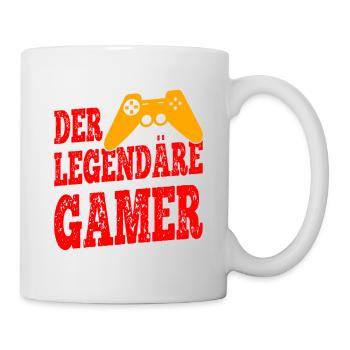 Le joueur légendaire - Mug blanc - blanc - Droite