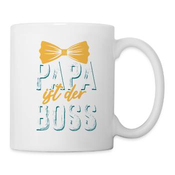 Papa chef - Tasse - Weiß - Rechts
