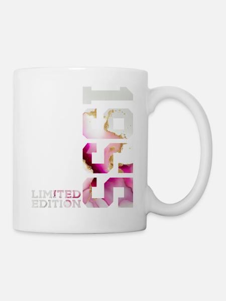 71. GEBURTSTAG 71 JAHRE LIMITED EDITION 1955 - Tasse - Weiß