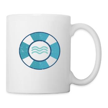 Nettoyage de piscine Travail Gardien de piscine - Mug blanc - blanc - Droite