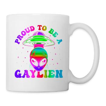 Gender Lesbian, Gay, Trans, Queer Rainbow - Mug - white - Right