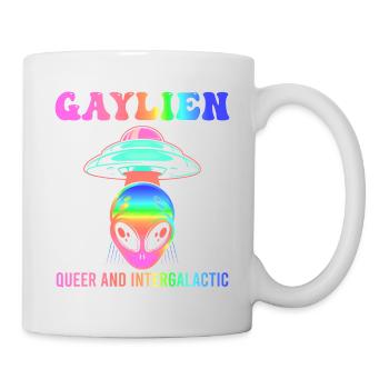 Gender Lesbian, Gay, Trans, Queer Rainbow - Mug - white - Right