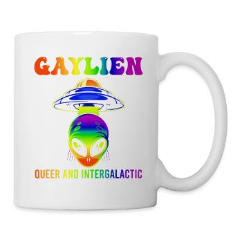 Gender Lesbian, Gay, Trans, Queer Rainbow - Mug - white - Right