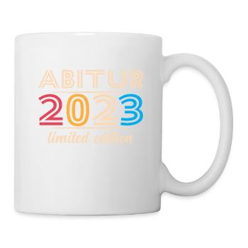 Abitur Gymnasium Damen und Herren Abi 2023 - Tasse - Weiß - Rechts