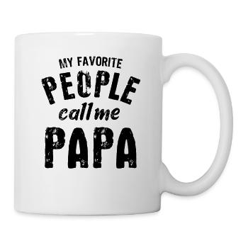 Mes personnes préférées m’appellent papa - Journée de l’homme - Mug blanc - blanc - Droite