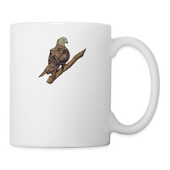 Red kite I bird of prey pickling motif for falconer - Mug - white - Right