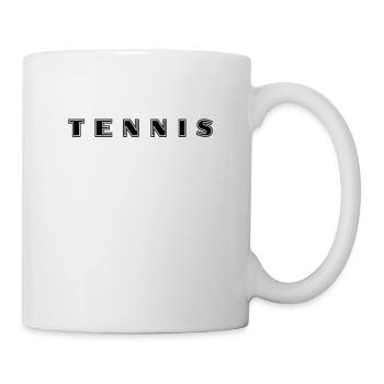 Lettrage tennis - Mug blanc - blanc - Droite