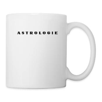 Astrologie Schriftzug - Tasse - Weiß - Rechts