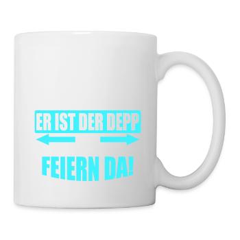 Junggesellenabschied Poltern Polterabend JGA - Tasse - Weiß - Rechts