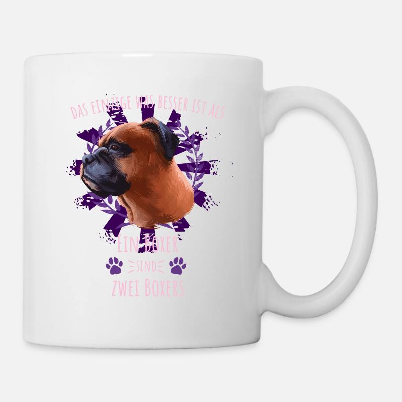 Deux boxeurs valent mieux qu’un - Mug blanc - blanc