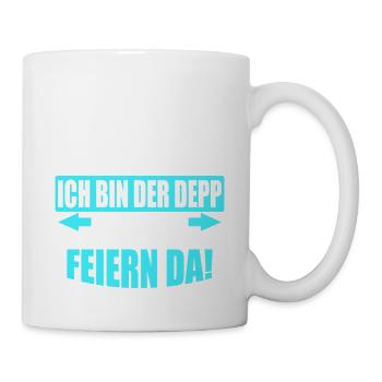 Junggesellenabschied Poltern Polterabend JGA - Tasse - Weiß - Rechts