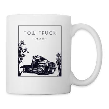 Tow Truck Chinese Hanzi Tow Driver - Mug - white - Right