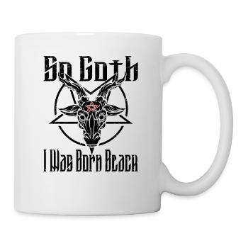 Satan Belzébuth Diable Gothique Pentagramme Mystique - Mug blanc - blanc - Droite