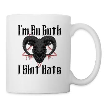 Satan Beelzebub Teufel Gothic Pentagram Mystisch - Tasse - Weiß - Rechts