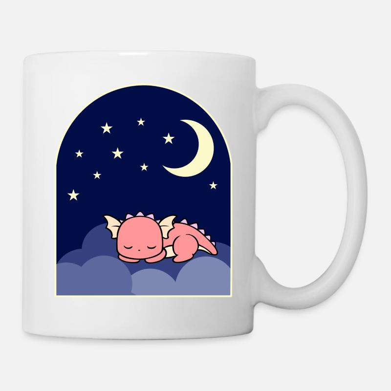 Dragon rose - Mug blanc - blanc