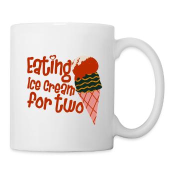Eating Ice Cream For Two 2 - Mug - white - Right