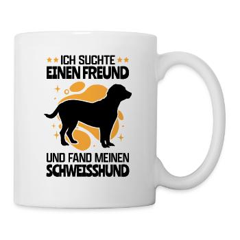Fand meinen Hannoverscher Schweißhund - Tasse - Weiß - Rechts