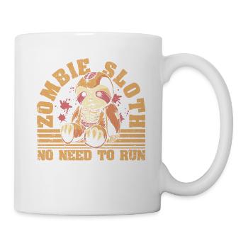 Zombie Sloth: No Need to Walk Desire - Mug - white - Right