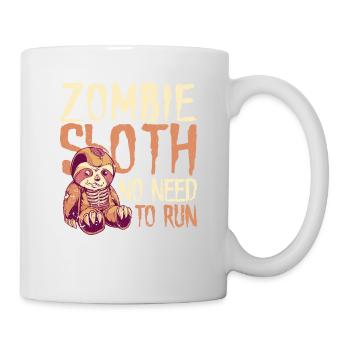 Zombie Sloth: No Need to Walk Desire - Mug - white - Right