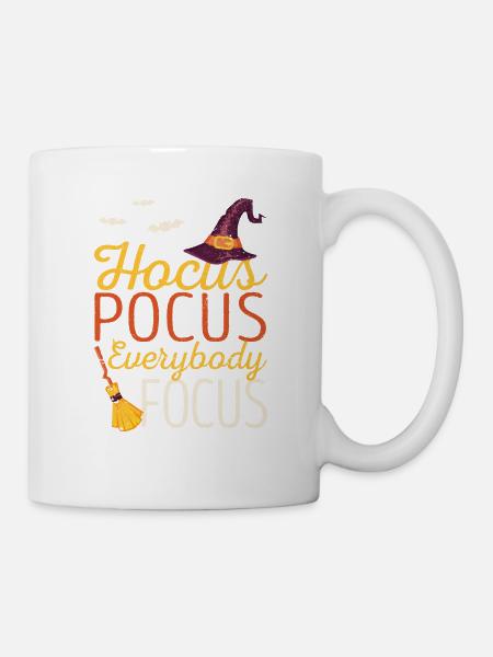 Hokuspokus Jeder konzentriert sich lustig - Tasse - Weiß