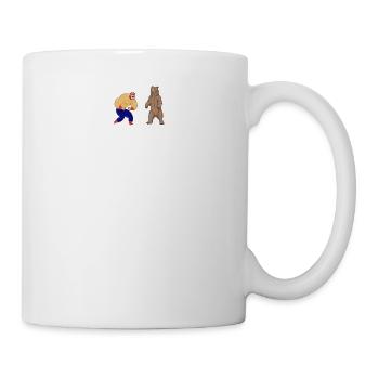 I Wrestle Grizzly Bears In My Spare Time Gangster - Mug - white - Right