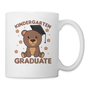 Kids Kindergarten graduate Bär Graduation - Tasse - Weiß - Rechts