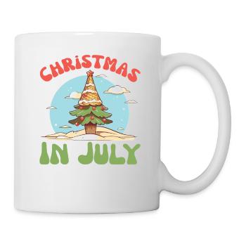 Noël en juillet - drôle d’été Noël - Mug blanc - blanc - Droite