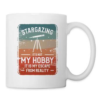 Stargazing It's Not My Hobby It Is My Escape From - Mug - white - Right