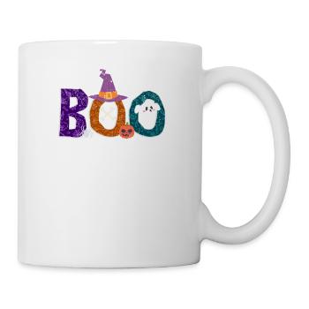 Boo Halloween Spider Ghost Pumkin Witch Zombie - Mug - white - Right