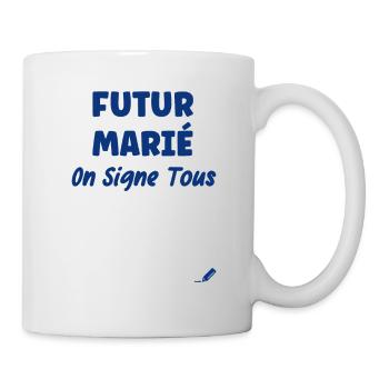 Futur marié - Mug blanc - blanc - Droite