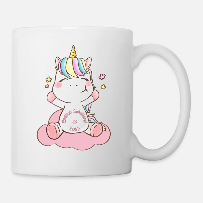Endlich Schulkind 2023 - Tasse - Weiß