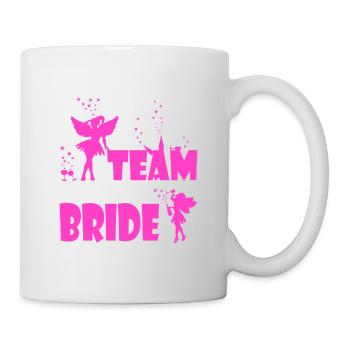 Team Bride JGA Alkohol saufen Party - Tasse - Weiß - Rechts