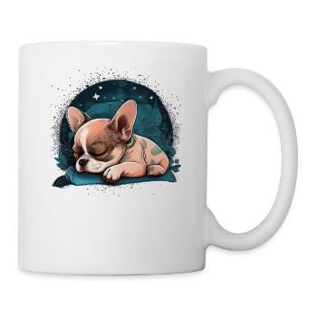 Chihuahua | Schlaf Nacht Pyjama Sonntag Niedlich - Tasse - Weiß - Rechts