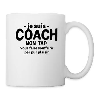 Coach Humour Cadeau Sportif - Mug blanc - blanc - Droite