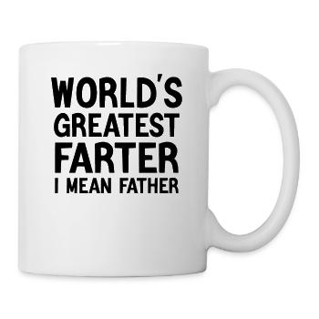 Meilleur papa du monde - Mug blanc - blanc - Droite