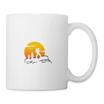 Mir reicht's ich geh wandern Wander Shirt Fun - Tasse - Weiß - Rechts