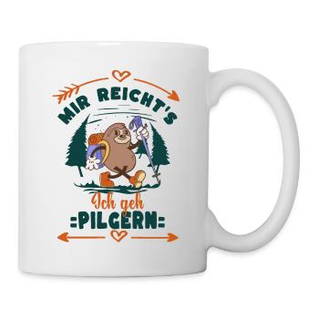 Jakobsweg - PILGERN - Faultier - Tasse - Weiß - Rechts
