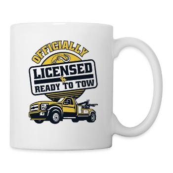 Officially Licensed Ready To Tow Tow Tow Truck - Mug - white - Right