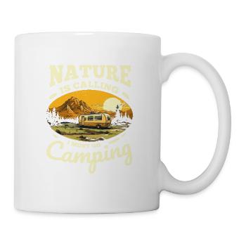 Camping Gift Camp Tentes Camping-car Caravane - Mug blanc - blanc - Droite
