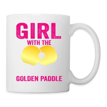 Tenue de Joueur Fille Femmes Dames! Ping-pong - Mug blanc - blanc - Droite