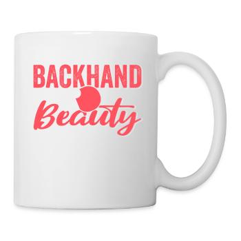 Tenue de Joueur Fille Femmes Dames! Ping-pong - Mug blanc - blanc - Droite