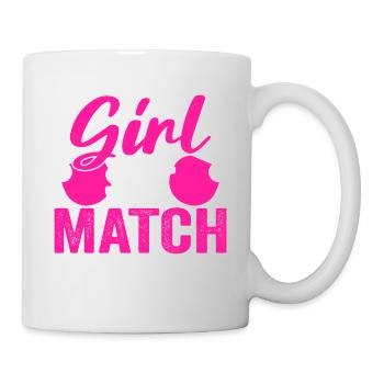 Tenue de Joueur Fille Femmes Dames! Ping-pong - Mug blanc - blanc - Droite