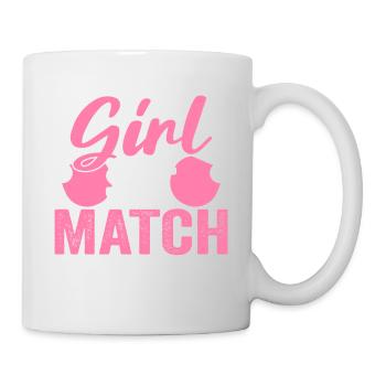 Tenue de Joueur Fille Femmes Dames! Ping-pong - Mug blanc - blanc - Droite