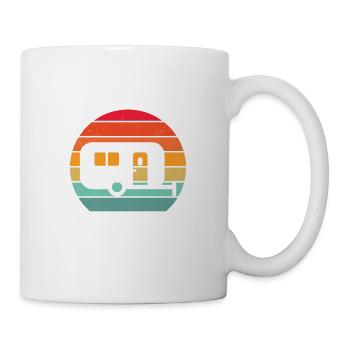 Ich ziehe was was du nicht ziehst Wohnwagen Camper - Tasse - Weiß - Rechts
