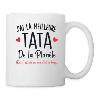 J'ai la meilleure tata de la planète - Mug blanc - blanc - Droite