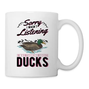Amoureux du canard Cadeau Éleveur de canards - Mug blanc - blanc - Droite