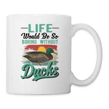 Amoureux du canard Cadeau Éleveur de canards - Mug blanc - blanc - Droite