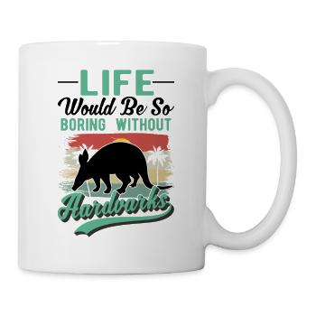 Aardvark Cadeau Aardvark - Mug blanc - blanc - Droite