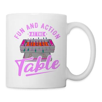 Foosball Gift Fans Wuzler Foosball - Mug - white - Right