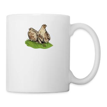 Partridge I Chicken Birds Small Game Motif for Hunters - Mug - white - Right
